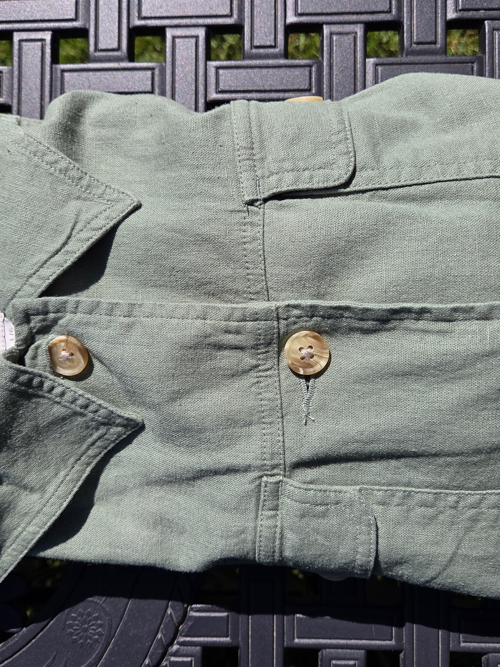 Lucky Brand Moss Green Utility Jacket with Button Front - Picture 14 of 16